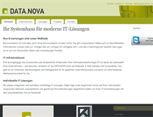 Tablet Screenshot of datanova.de